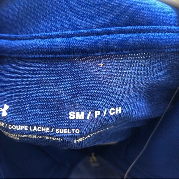 NWT Under Armor Men’s Small Loose Heat Gear 3/4 Zip Long sleeve Pullover - Picture 9 of 9